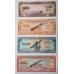 DOMINICAN REPUBLIC 1964 . ONE 1 - ONE THOUSAND 1,000 PESOS BANKNOTES . SPECIMEN